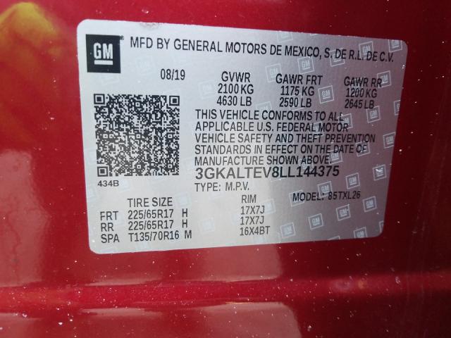 2020 GMC TERRAIN 3GKALTEV8LL144375