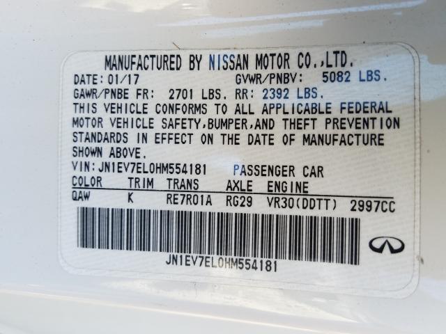 2017 INFINITI Q60 PREMIU JN1EV7EL0HM554181