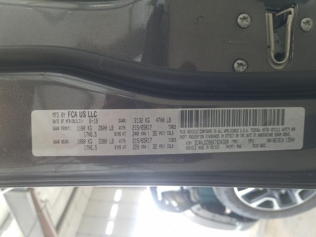 2019 JEEP COMPASS TR 3C4NJDDB6KT834320