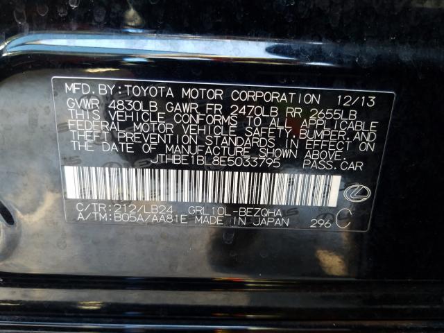 2014 LEXUS GS 350 JTHBE1BL8E5033795