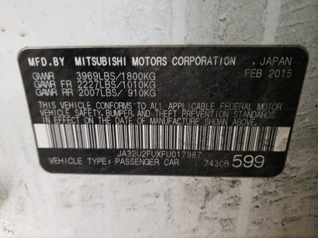 2015 MITSUBISHI LANCER ES JA32U2FUXFU017987