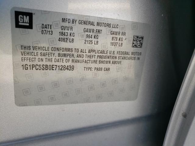 2014 CHEVROLET CRUZE LT 1G1PC5SB0E7128439