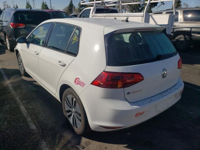 2016 VOLKSWAGEN E-GOLF SE WVWKP7AU0GW911337