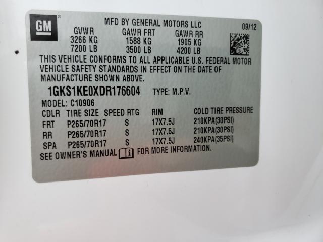 2013 GMC YUKON XL C 1GKS1KE0XDR176604