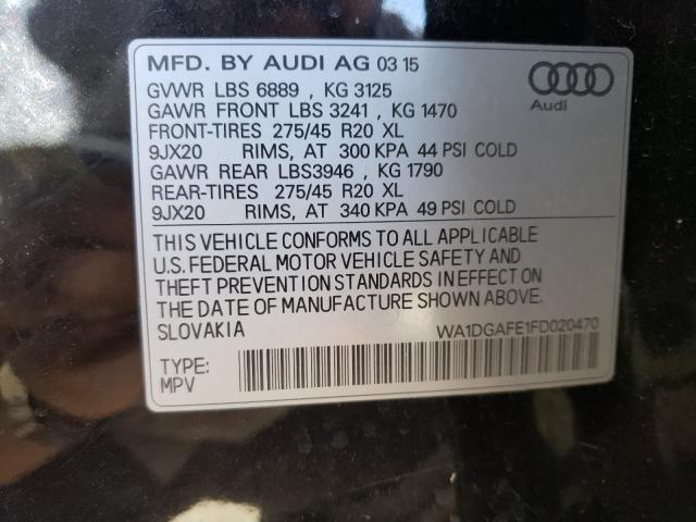 2015 AUDI Q7 PRESTIG WA1DGAFE1FD020470