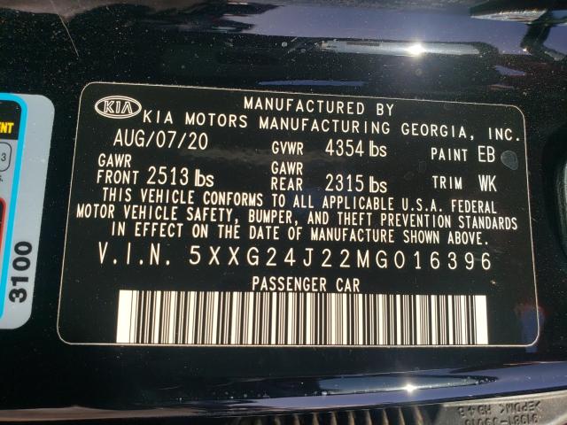 2021 KIA K5 LX 5XXG24J22MG016396