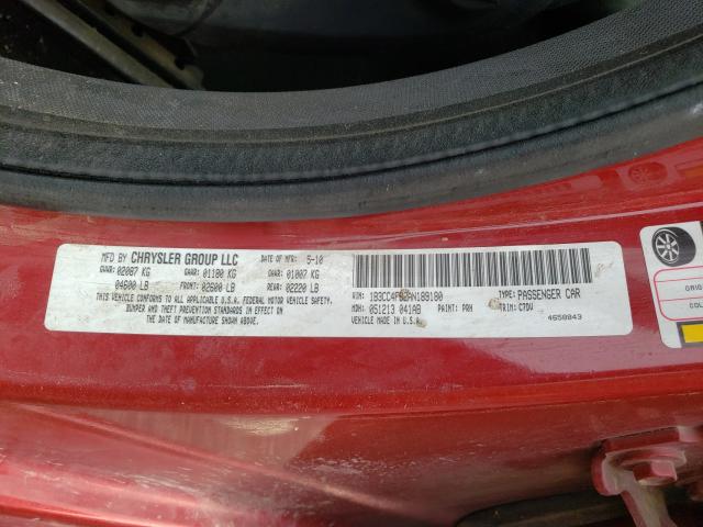 2010 DODGE AVENGER SX 1B3CC4FB2AN189180