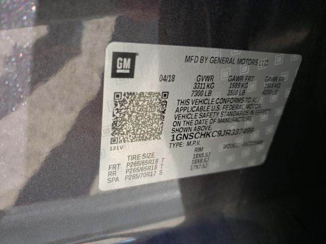 2018 CHEVROLET SUBURBAN C 1GNSCHKC9JR337499