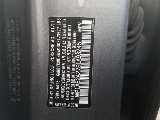 2011 PORSCHE CAYENNE S - WP1AE2A27BLA93245
