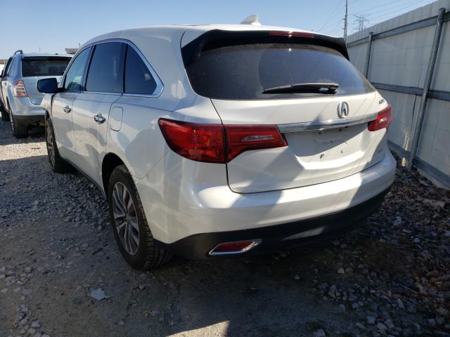 2016 ACURA MDX TECHNO 5FRYD4H46GB016512