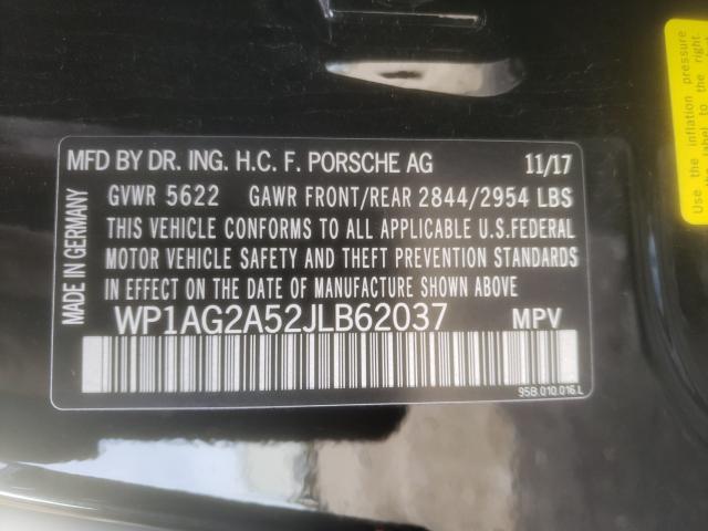 2018 PORSCHE MACAN GTS - WP1AG2A52JLB62037