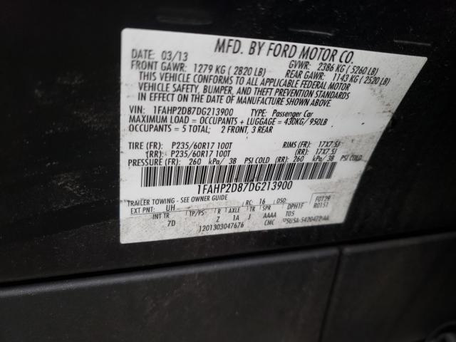 2013 FORD TAURUS SE - 1FAHP2D87DG213900