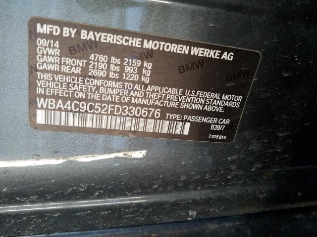 2015 BMW 428 XI GRA WBA4C9C52FD330676
