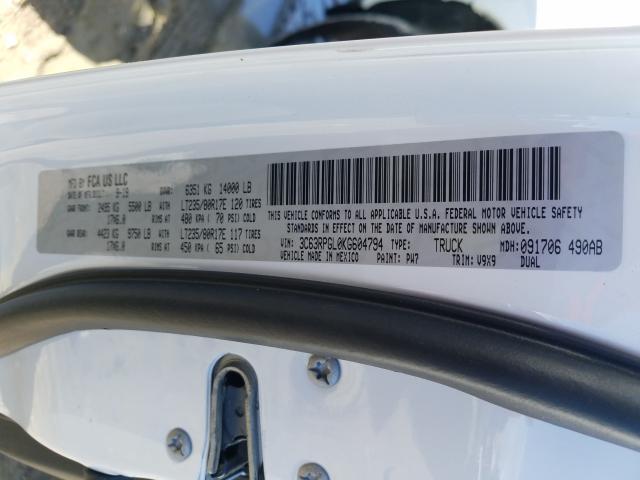 2019 RAM 3500 TRADE 3C63RPGL0KG604794