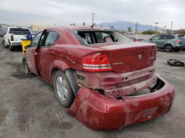 2010 DODGE AVENGER SX 1B3CC4FB2AN189180