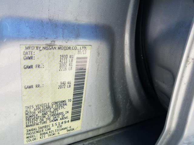 2014 NISSAN ALTIMA 2.5 1N4AL3AP8EC151494