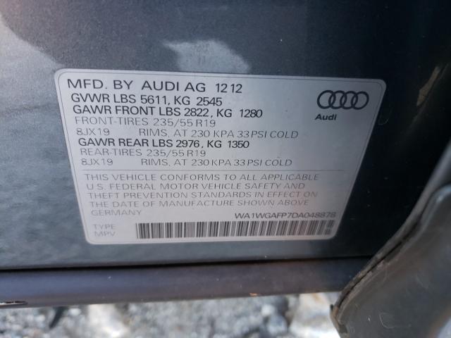 2013 AUDI Q5 PRESTIG WA1WGAFP7DA048878