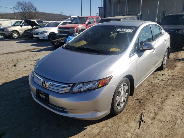 2012 HONDA CIVIC HYBR JHMFB4F27CS007913