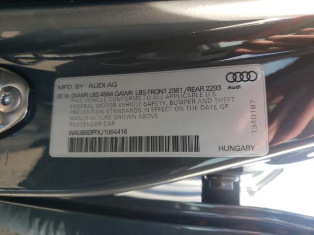 2018 AUDI A3 PREMIUM WAUB8GFFXJ1064416