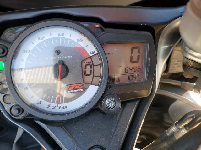 2008 SUZUKI GSX-R600 JS1GN7EA482111820