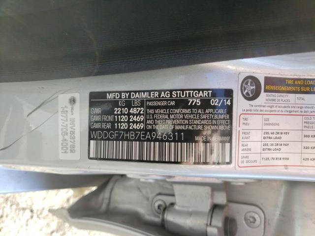 2014 MERCEDES-BENZ C 63 AMG WDDGF7HB7EA946311