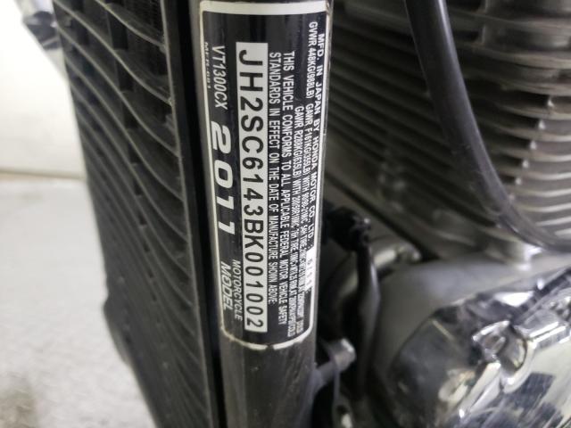 2011 HONDA VT1300 CX JH2SC6143BK001002