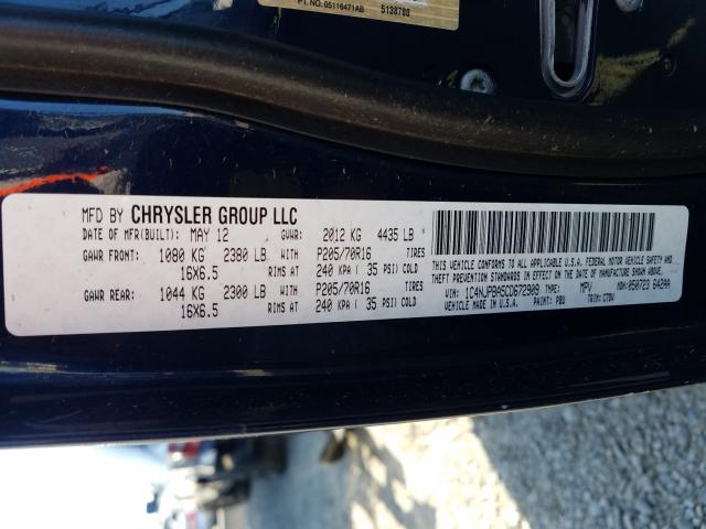 2012 JEEP PATRIOT SP - 1C4NJPBA5CD672909