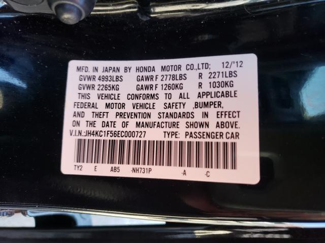 2014 ACURA RLX TECH JH4KC1F56EC000727