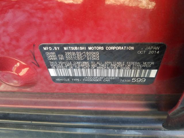 2015 MITSUBISHI LANCER ES JA32U2FU6FU006811