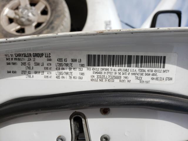 2012 DODGE RAM 2500 S 3C6UD5JL7CG256669