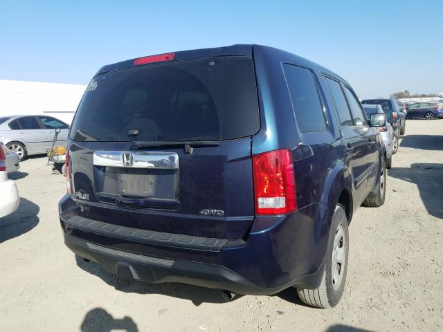 2012 HONDA PILOT LX 5FNYF4H28CB034997