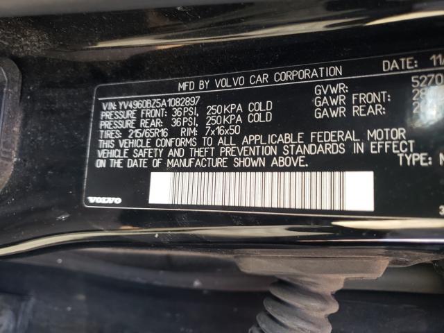2010 VOLVO XC70 3.2 YV4960BZ5A1082897