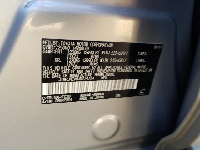 2018 TOYOTA RAV4 HV LE JTMRJREV8JD174714