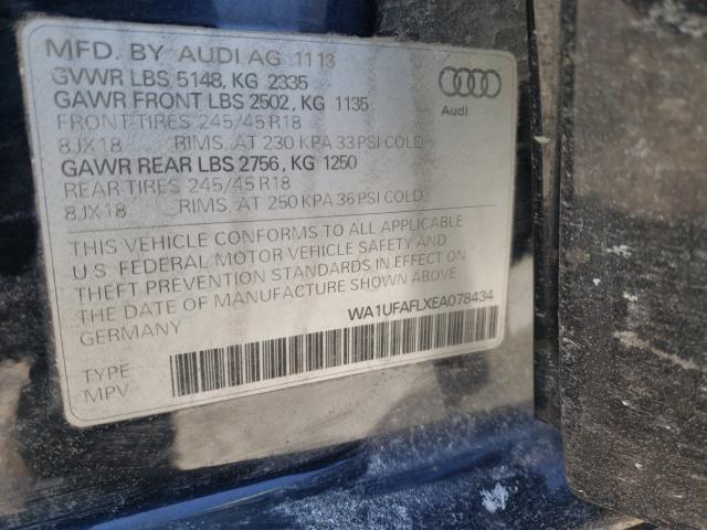 2014 AUDI A4 ALLROAD WA1UFAFLXEA078434