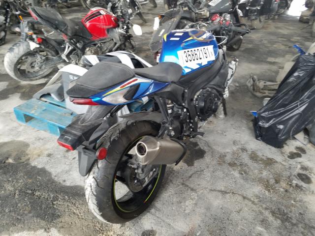 2015 SUZUKI GSX-R600 JS1GN7FA0F2100616