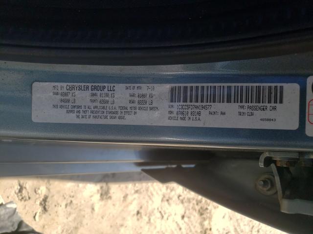 2010 CHRYSLER SEBRING LI 1C3CC5FD7AN194577