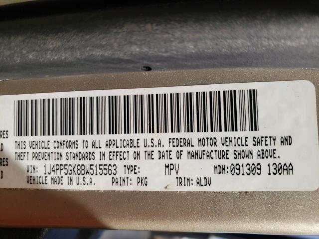 2011 JEEP LIBERTY LI 1J4PP5GK8BW515563