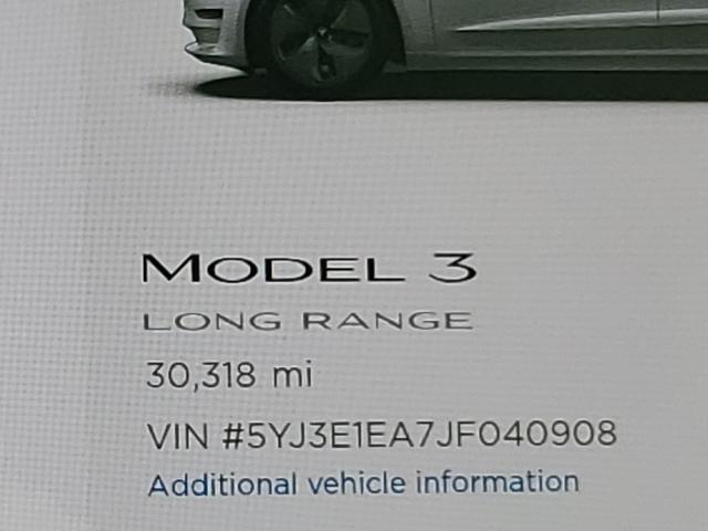 2018 TESLA MODEL 3 5YJ3E1EA7JF040908