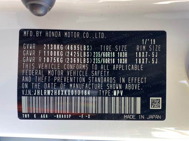 2019 HONDA CR-V EXL - JHLRW2H8XKX013184