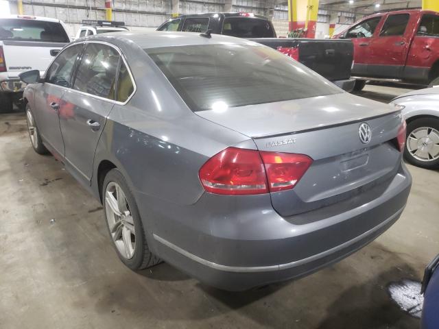 2012 VOLKSWAGEN PASSAT 1VWCN7A37CC099626