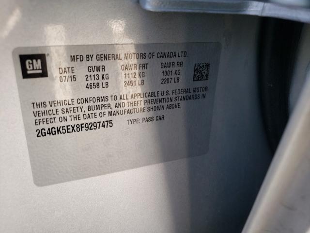 2015 BUICK REGAL 2G4GK5EX8F9297475