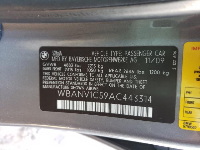 2010 BMW 528 XI WBANV1C59AC443314