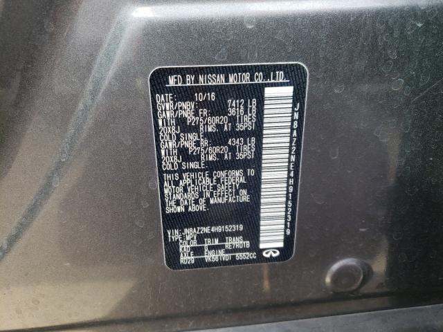 2017 INFINITI QX80 BASE JN8AZ2NE4H9152319