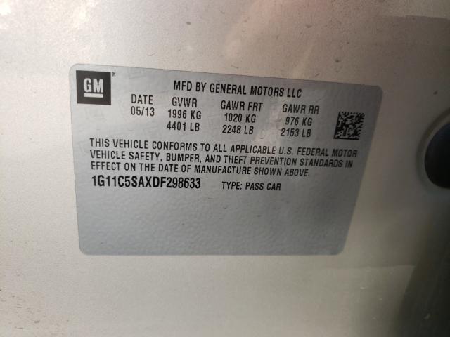 2013 CHEVROLET MALIBU 1LT - 1G11C5SAXDF298633