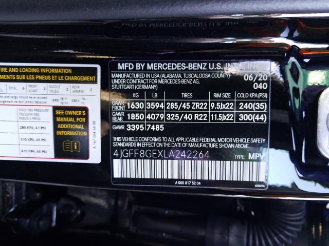 2020 MERCEDES-BENZ GLS 580 4M 4JGFF8GEXLA242264