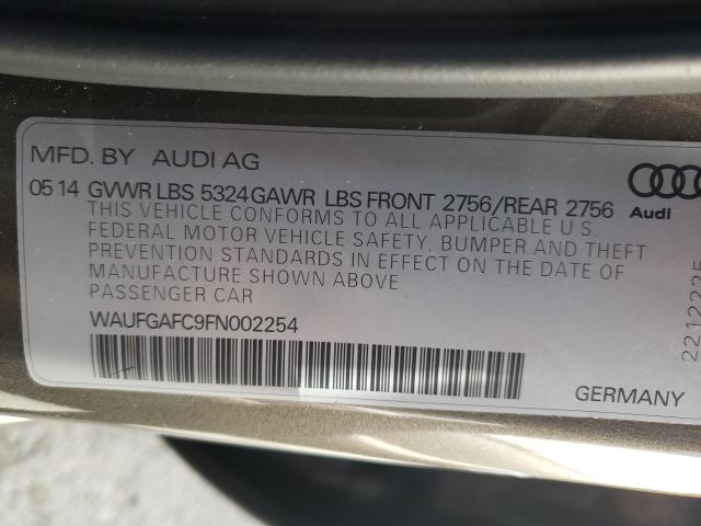 2015 AUDI A6 PREMIUM - WAUFGAFC9FN002254