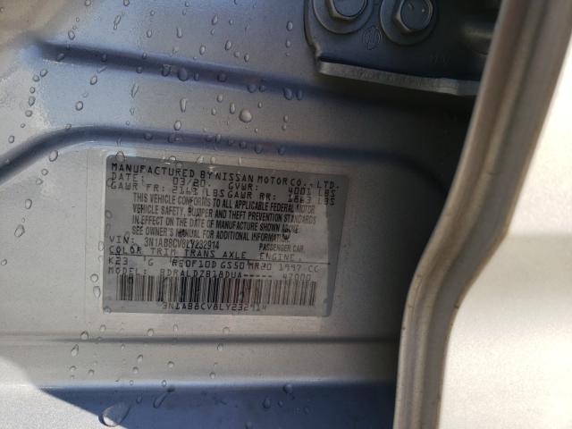 2020 NISSAN SENTRA SV 3N1AB8CV8LY232914