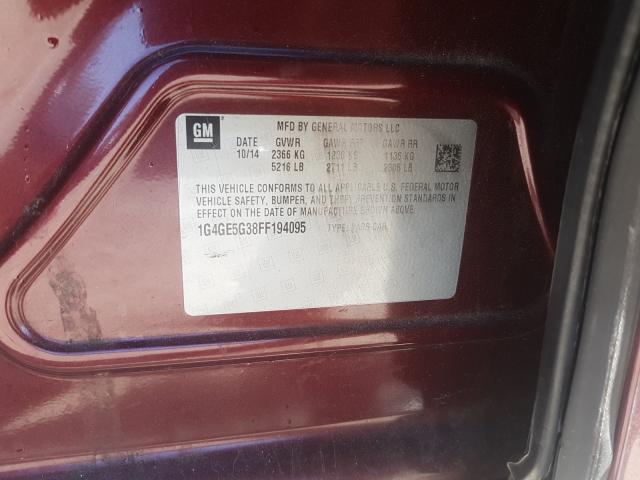 2015 BUICK LACROSSE P 1G4GE5G38FF194095
