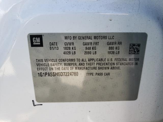 2013 CHEVROLET CRUZE L 1G1PA5SH6D7224780