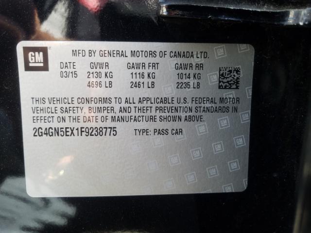 2015 BUICK REGAL PREM 2G4GN5EX1F9238775